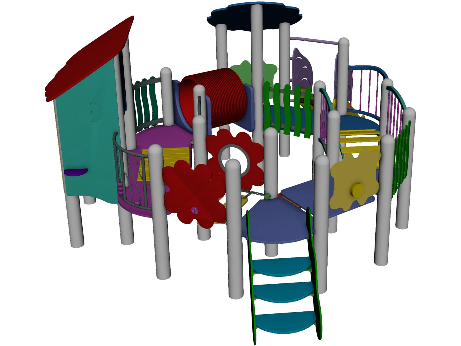 Playground 3D Model main preview