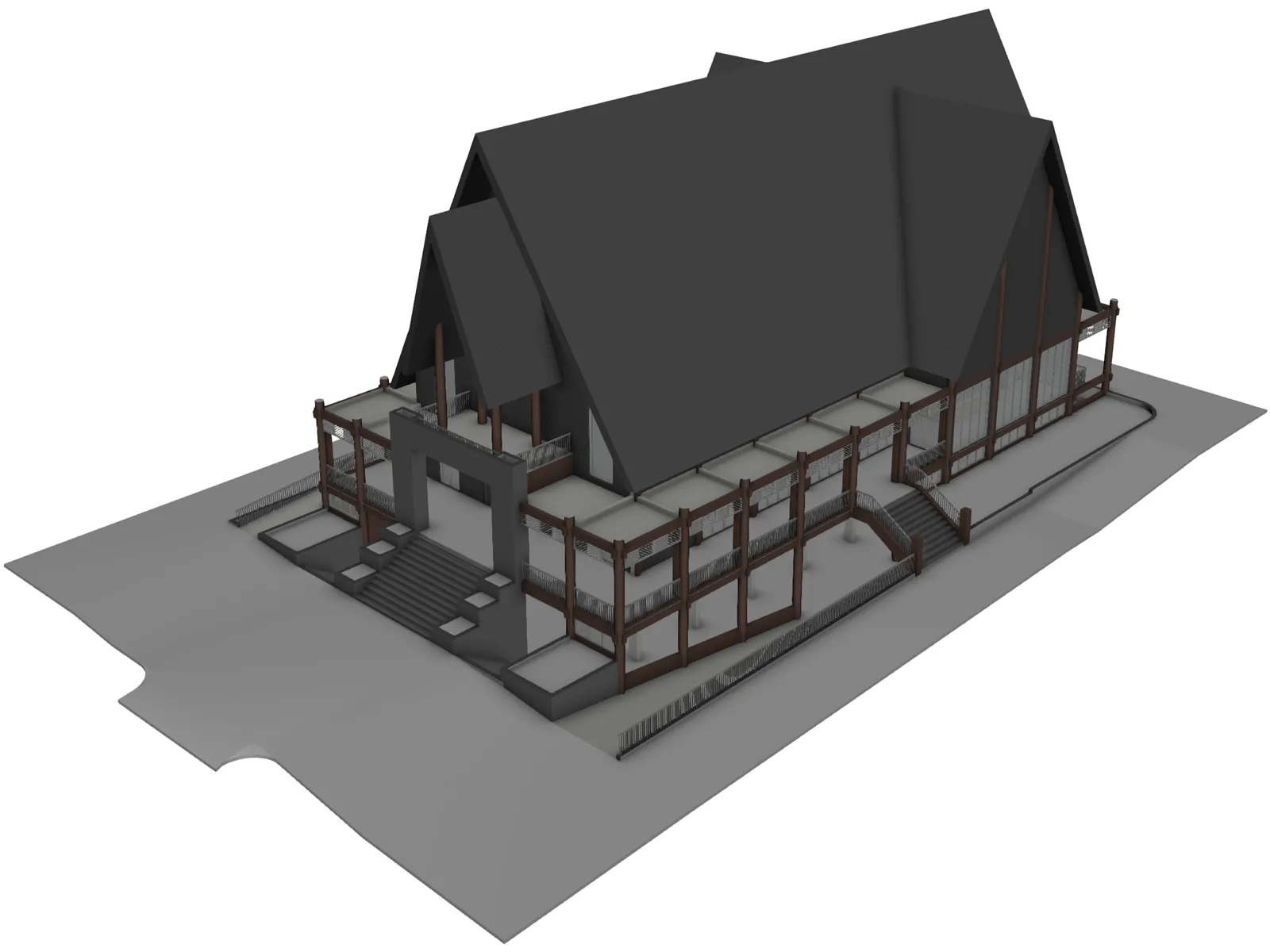 Church 3D Model main preview