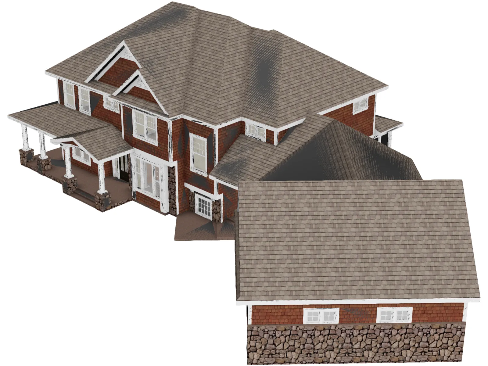 Villa 3D Model main preview