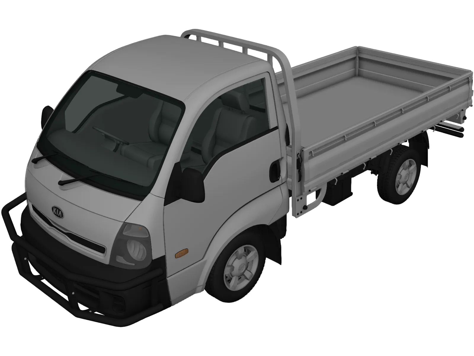 Kia K2700 Bongo Simple Cab (2014) 3D Model main preview
