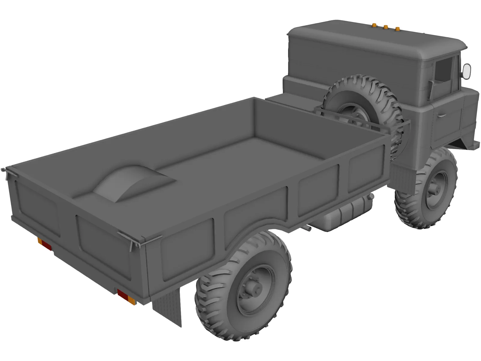GAZ-66 3D Model main preview