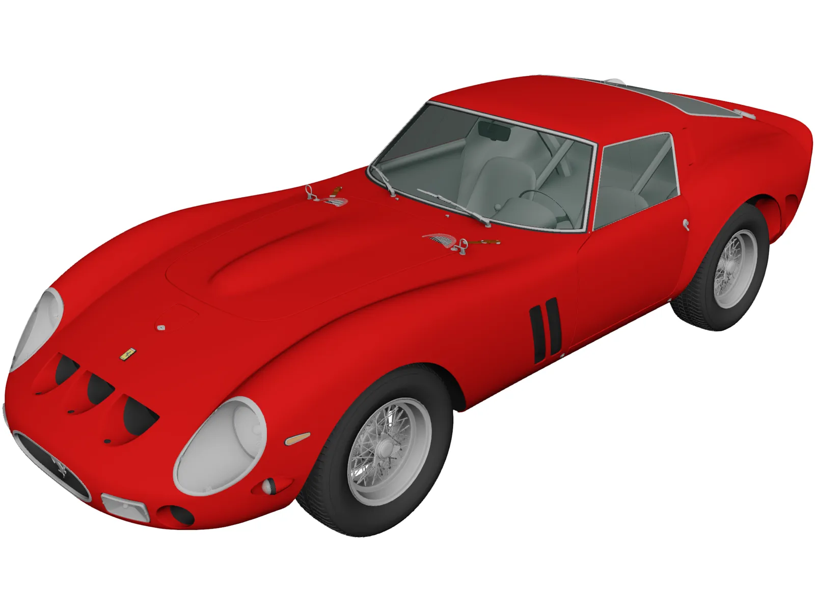 Ferrari 250 GTO (1962) 3D Model main preview