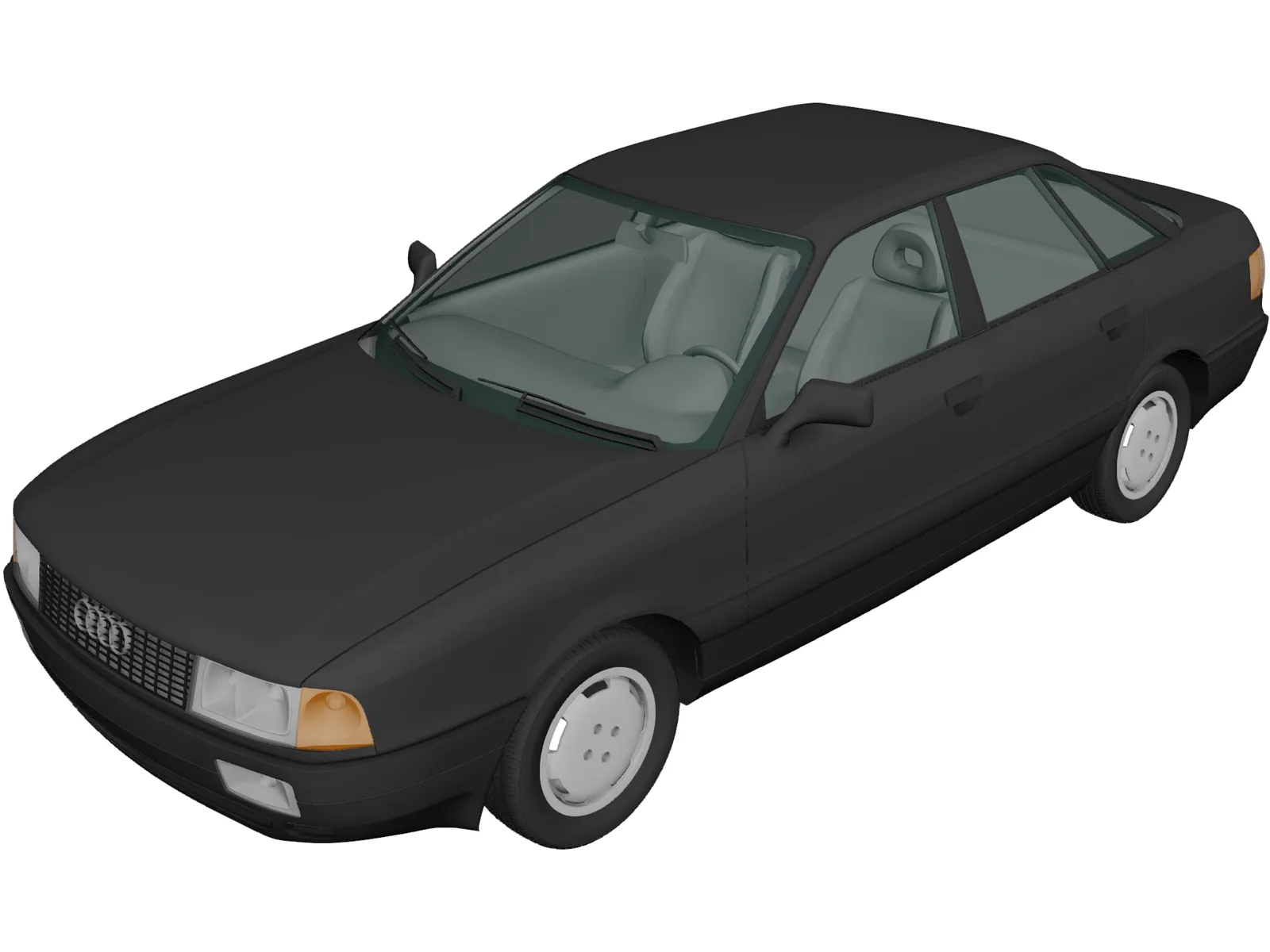 Audi 80 [B3] (1986) 3D Model main preview