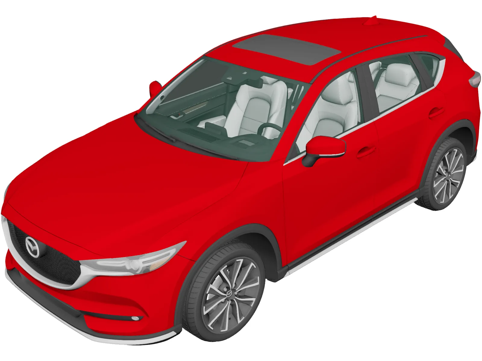 Mazda CX-5 (2017) 3D Model main preview