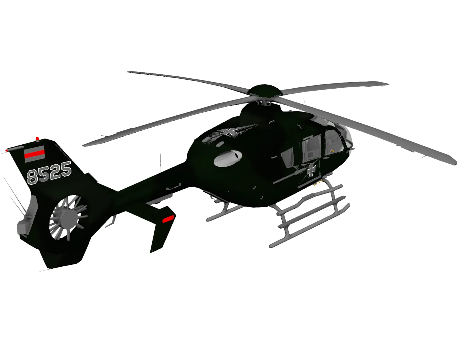 Eurocopter EC-135 3D Model main preview