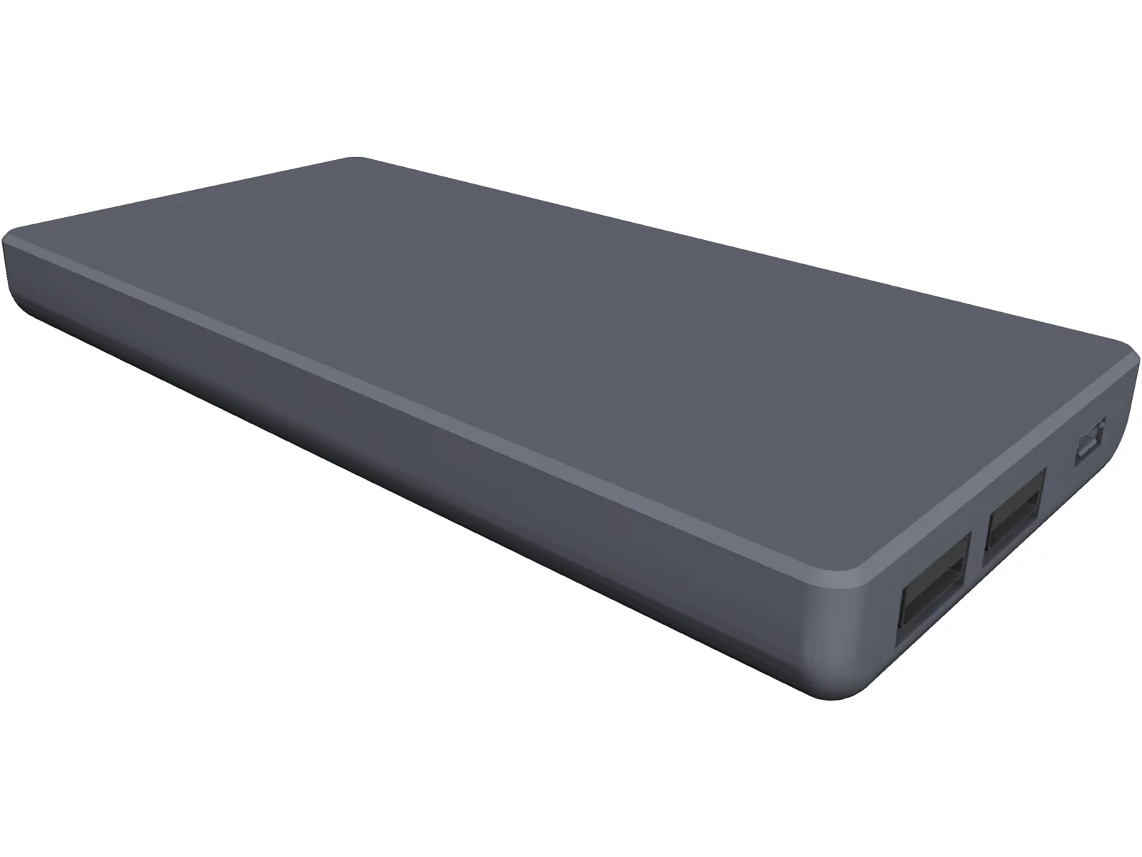 Blackweb Battery Pack 3D Model main preview