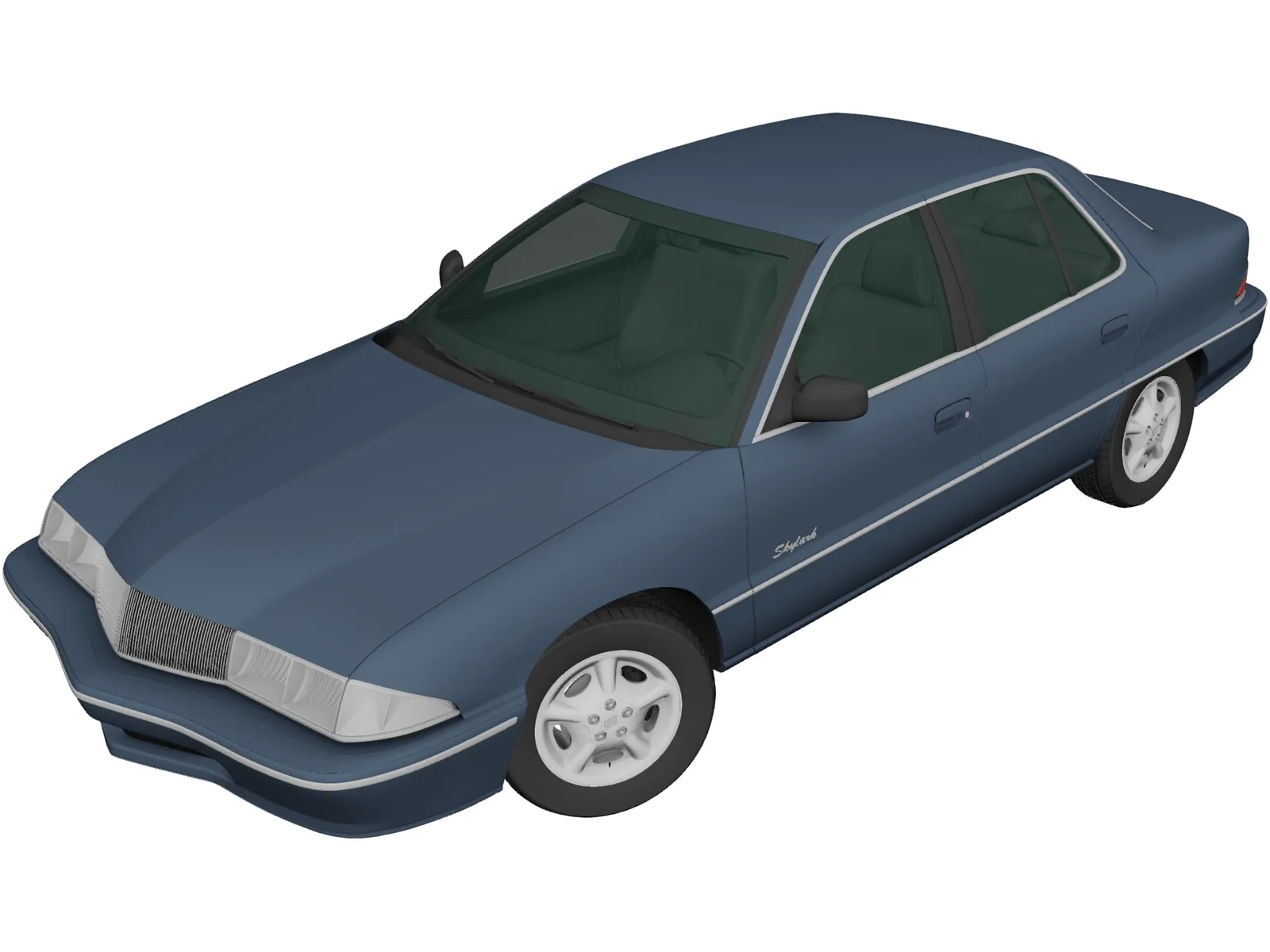 Buick Skylark Sedan (1995) 3D Model main preview