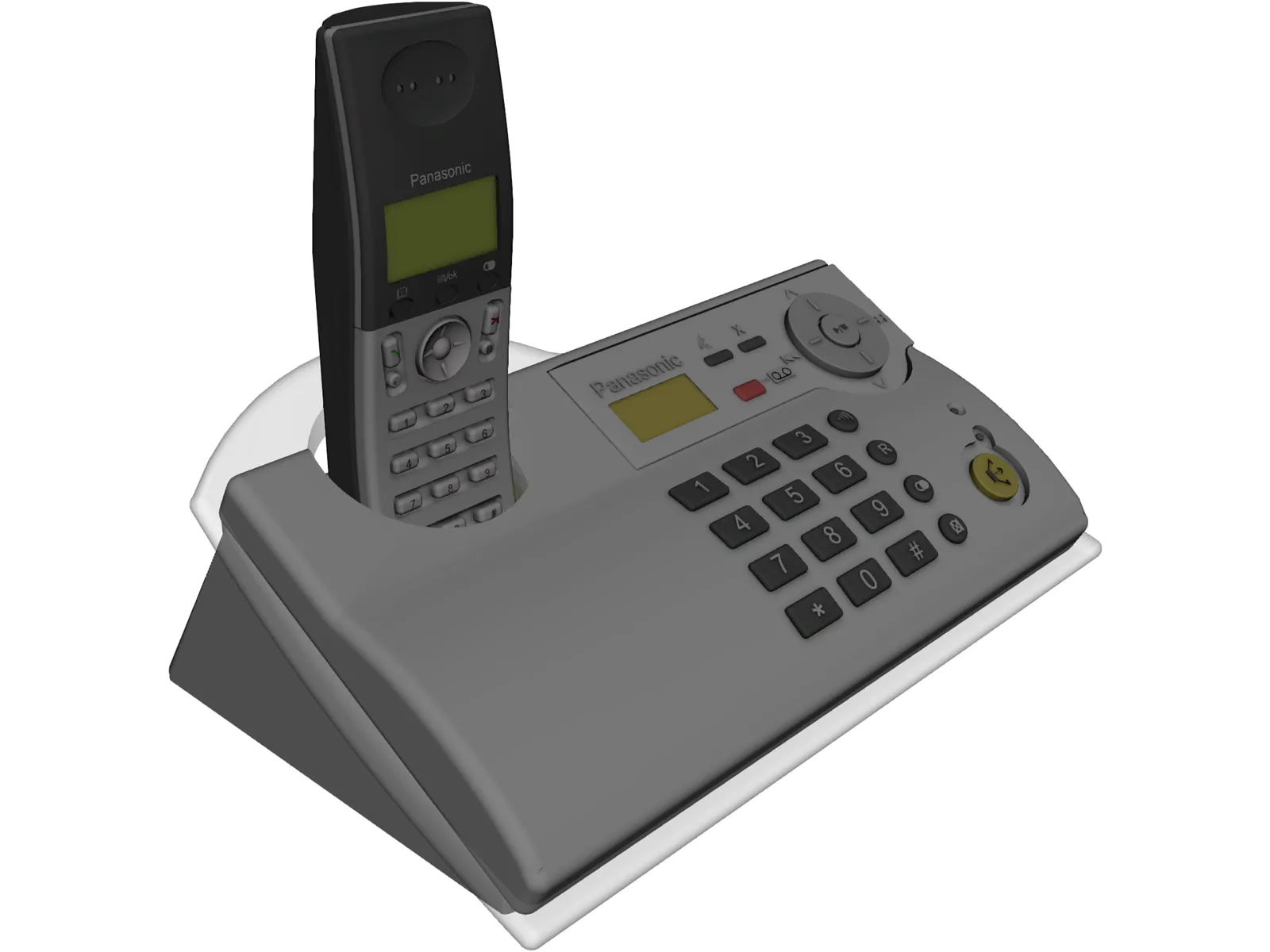 Panasonic Phone 3D Model main preview