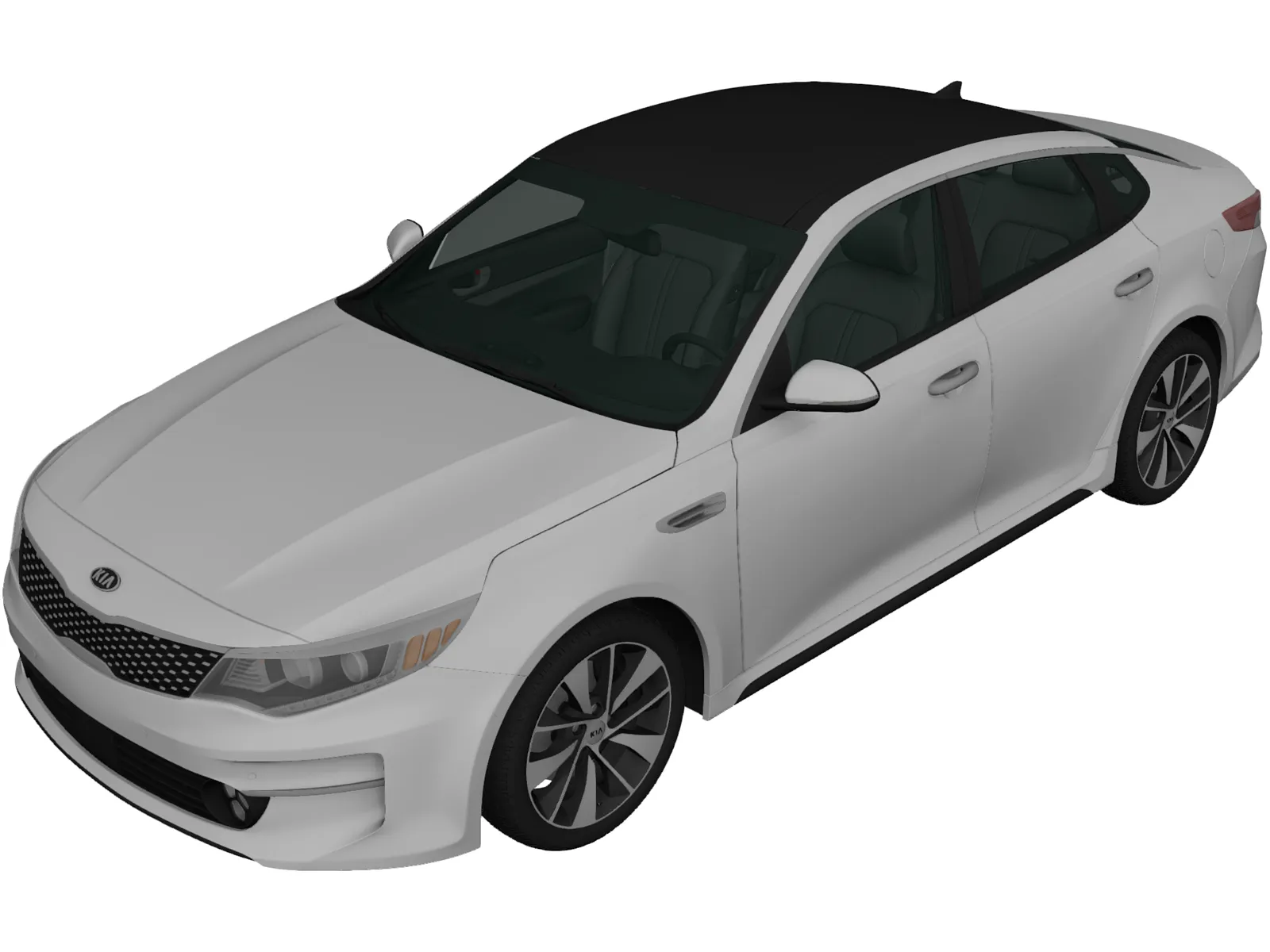 Kia K5 MX (2016) 3D Model main preview