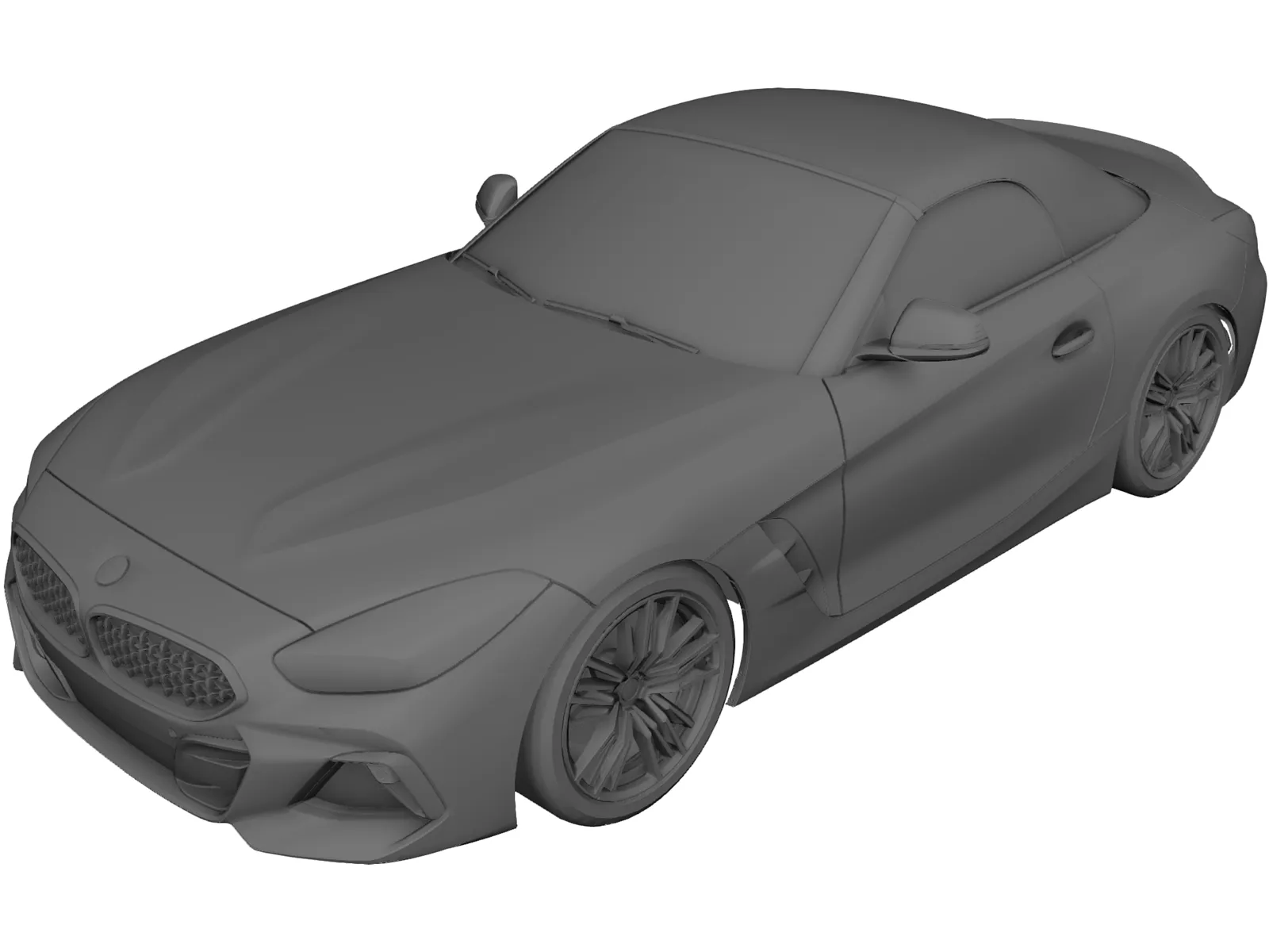 BMW Z4 M40i (2019) 3D Model main preview