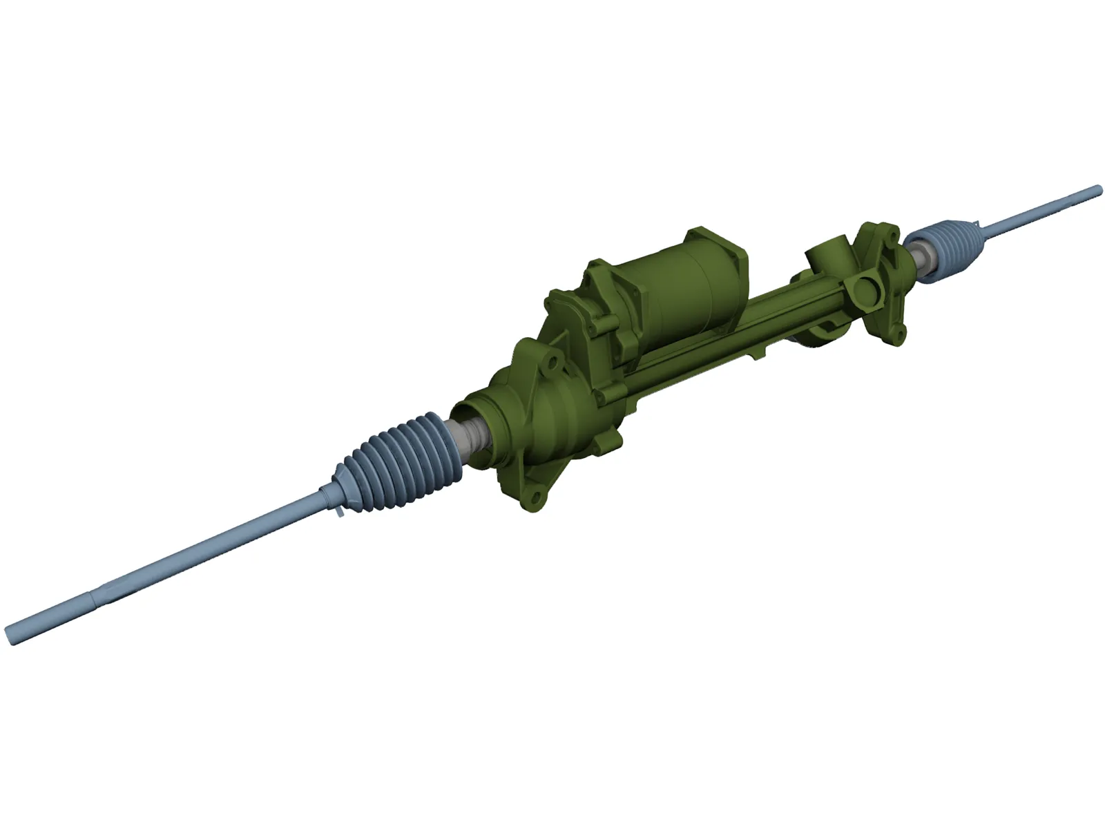 BMW X3 F25 Steering Rack 3D Model main preview