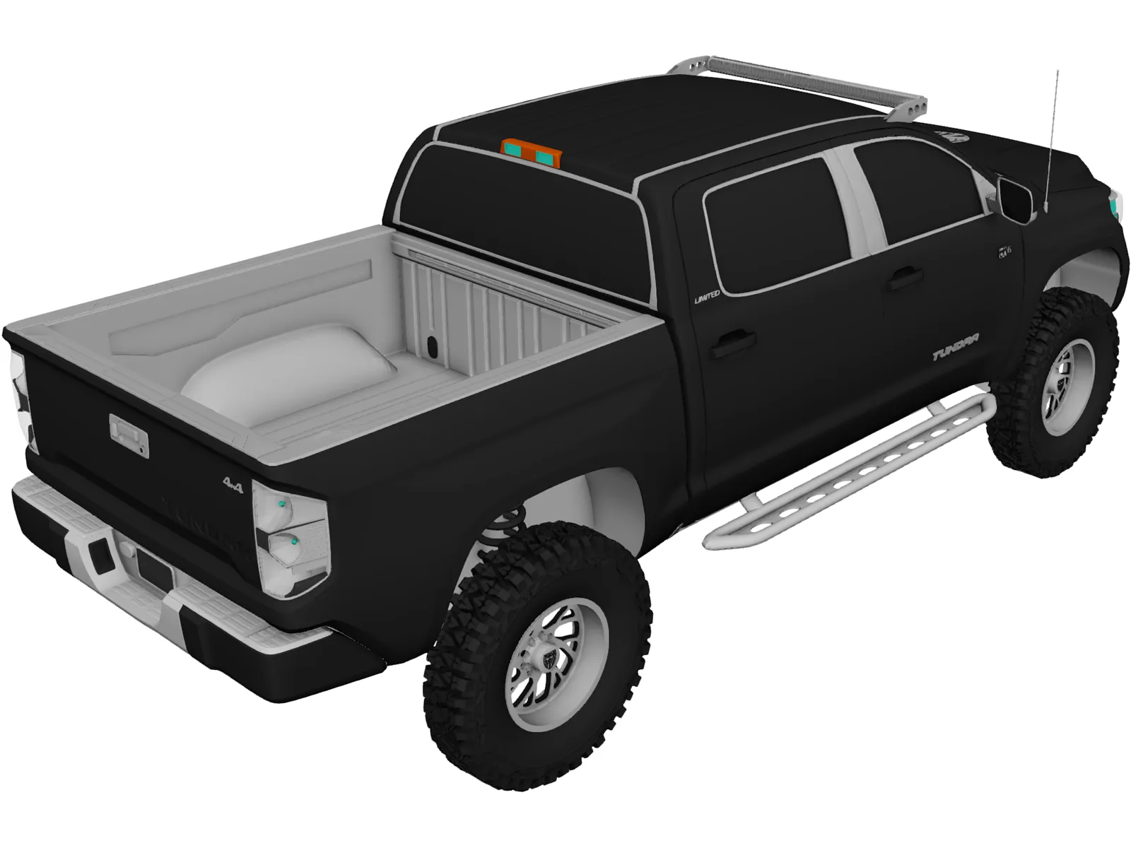 Toyota Tundra [Lifted] (2020) 3D Model main preview