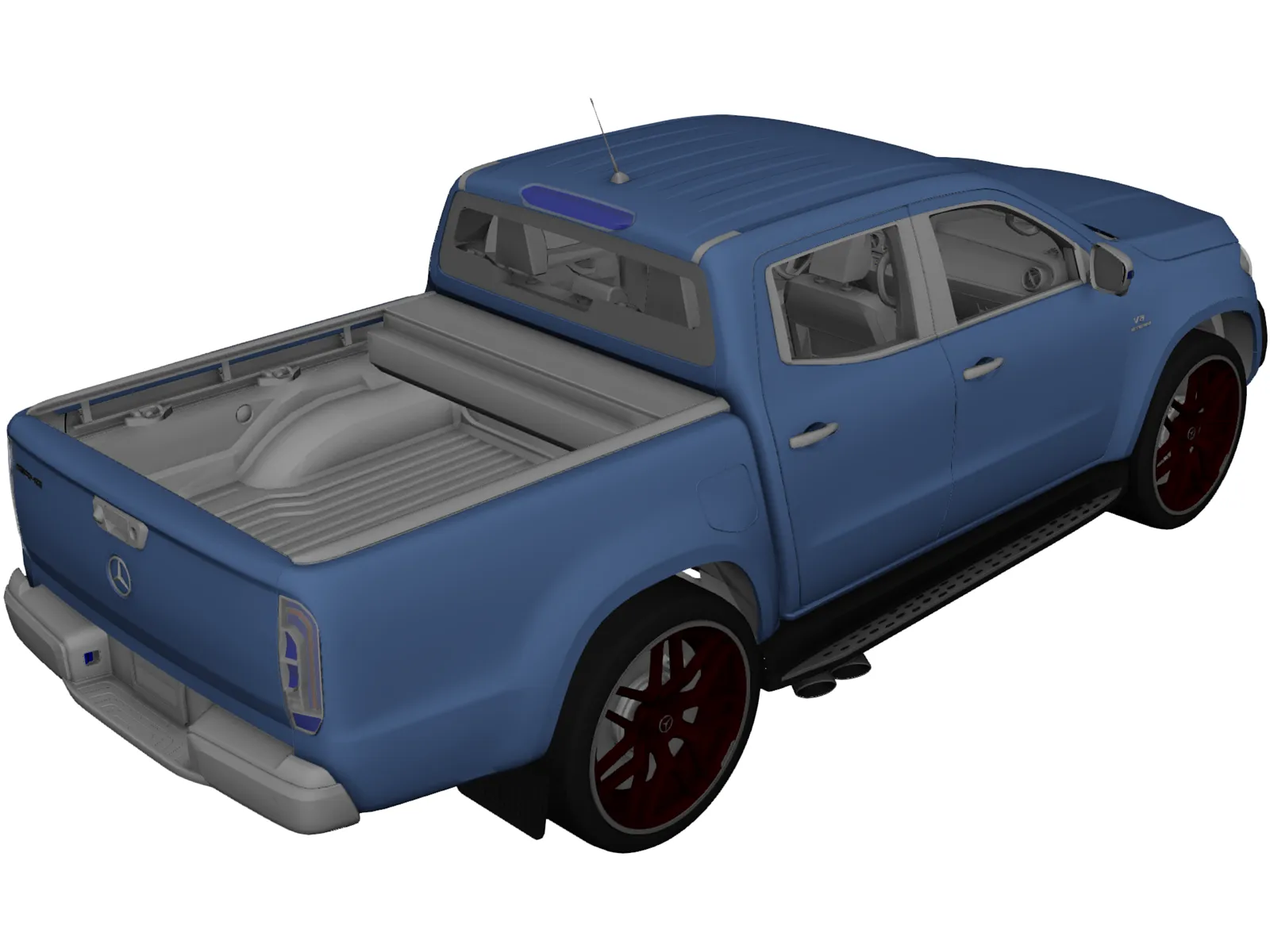 Mercedes-Benz X-Class AMG Concept 3D Model main preview