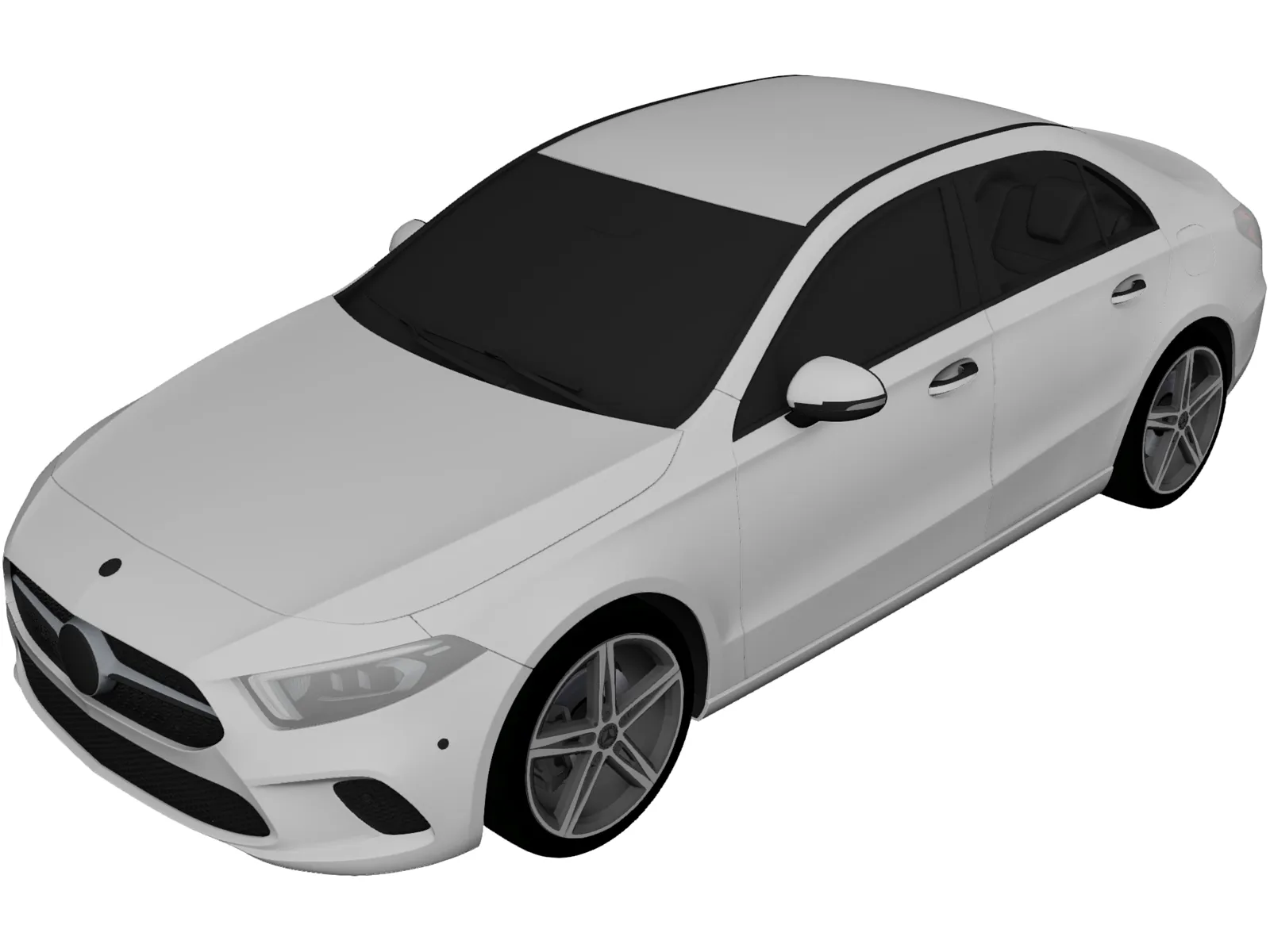 Mercedes-Benz A-Class Sedan  [W177] 3D Model main preview