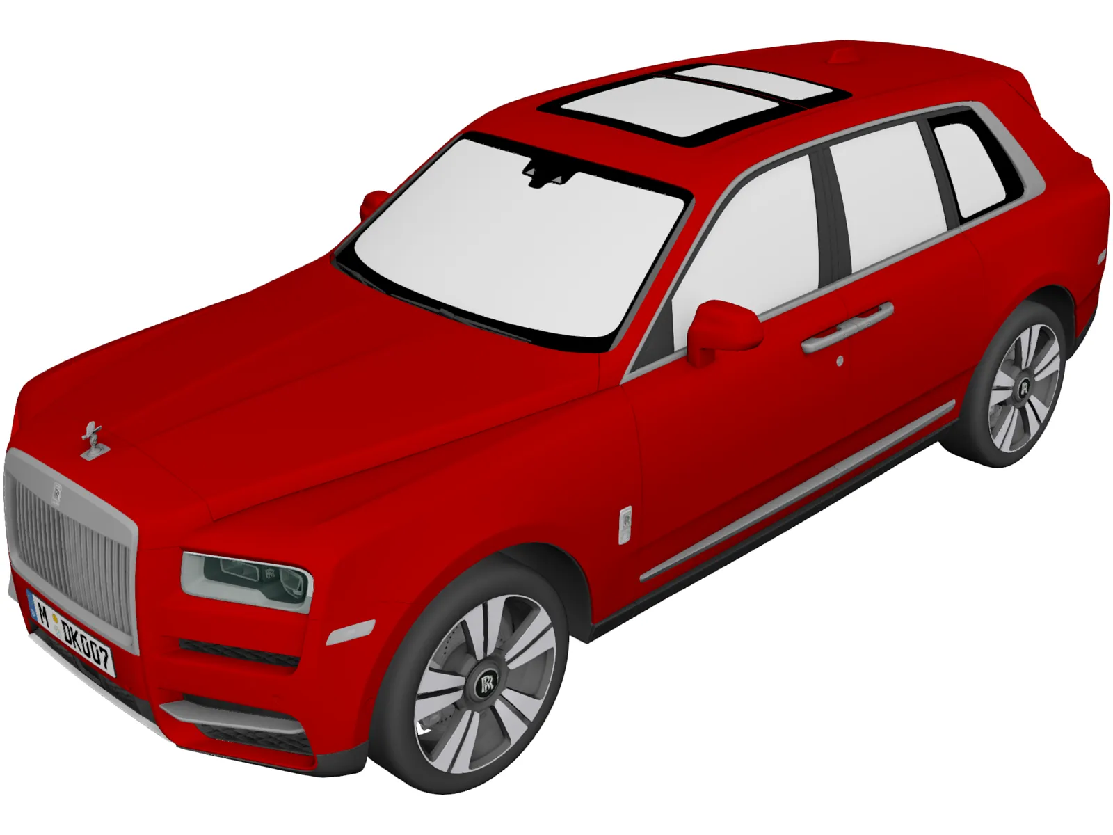 Rolls-Royce Cullinan (2019) 3D Model main preview