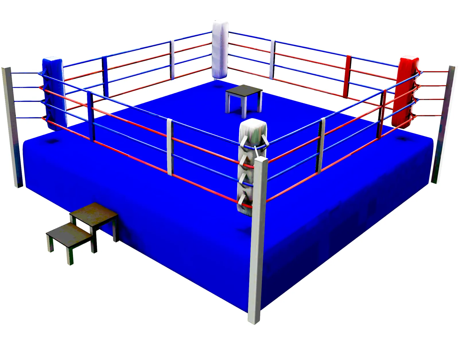 Boxing Ring 3D Model main preview