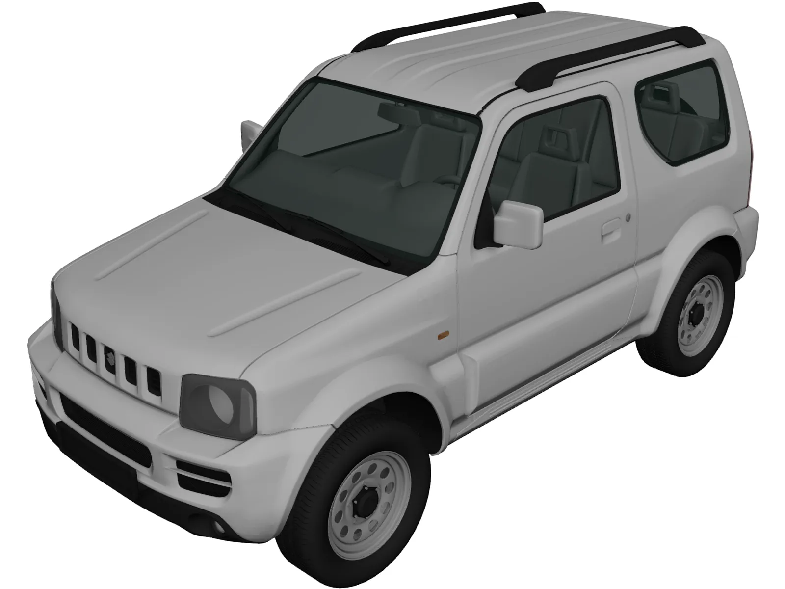 Suzuki Jimny (2012) 3D Model main preview