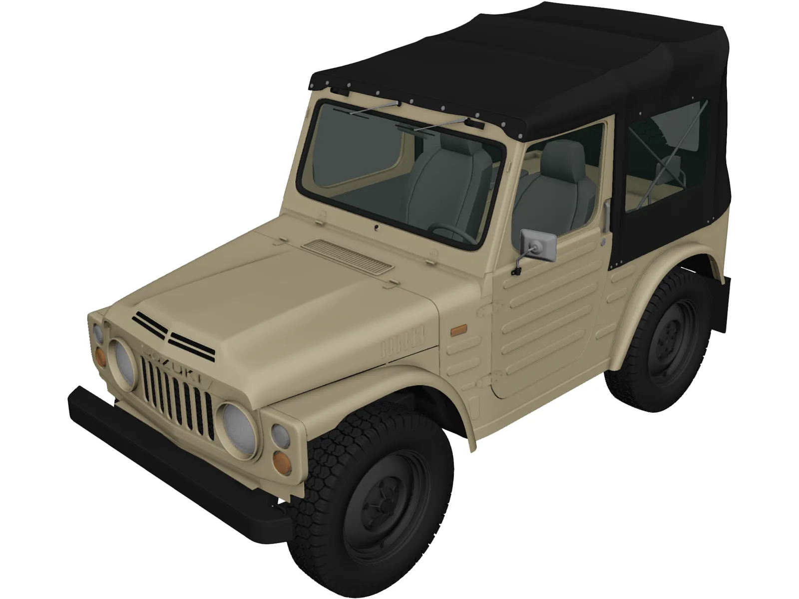 Suzuki Jimny (1977) 3D Model main preview