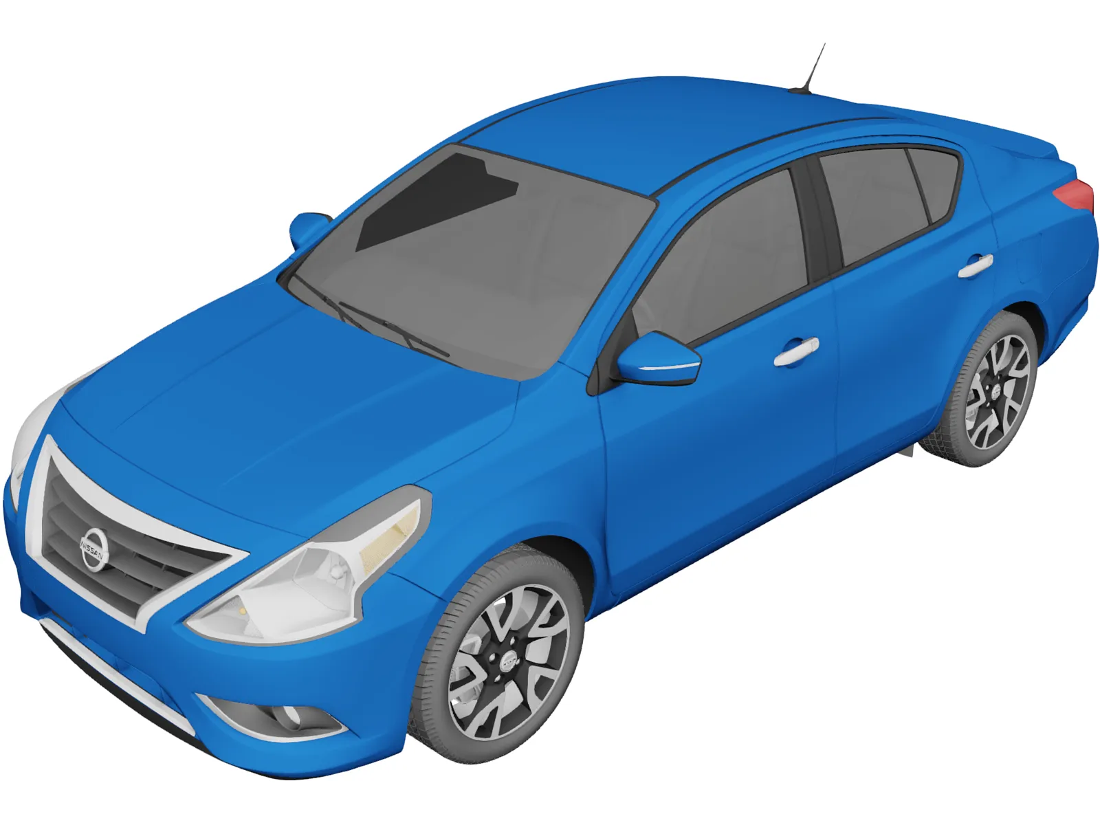 Nissan Versa Sedan (2015) 3D Model main preview