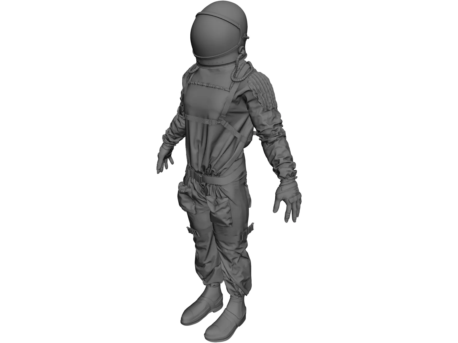 Astronaut 3D Model main preview