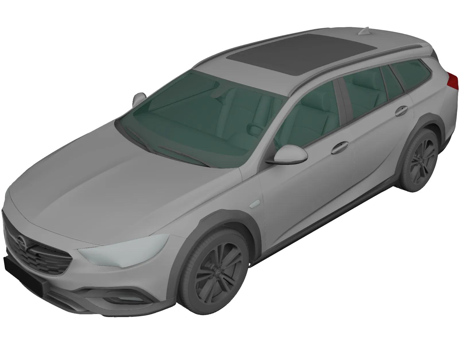 Opel Insignia Country Tourer (2017) 3D Model main preview