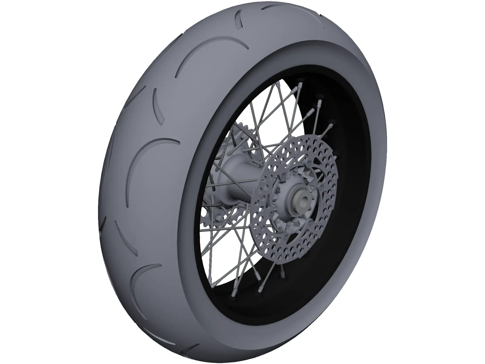 Wheel 5,0x17 3D Model main preview