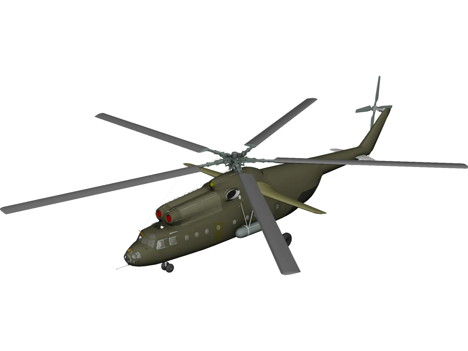 Mil Mi-6 Hook 3D Model main preview