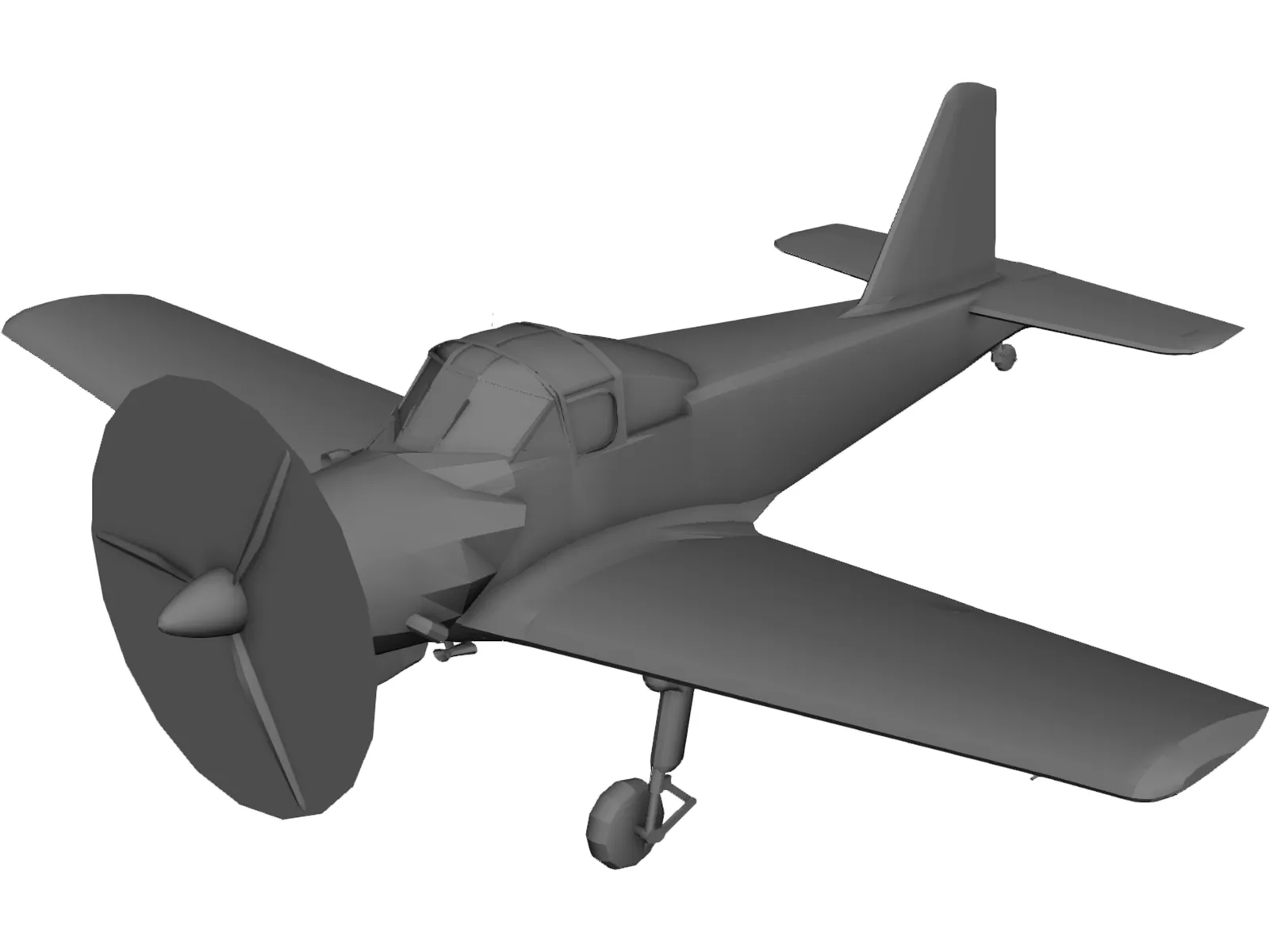 Percival P.56 Provost 3D Model main preview