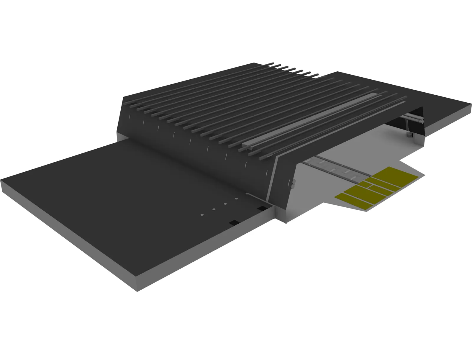Star Wars Ship Hangar 3D Model main preview