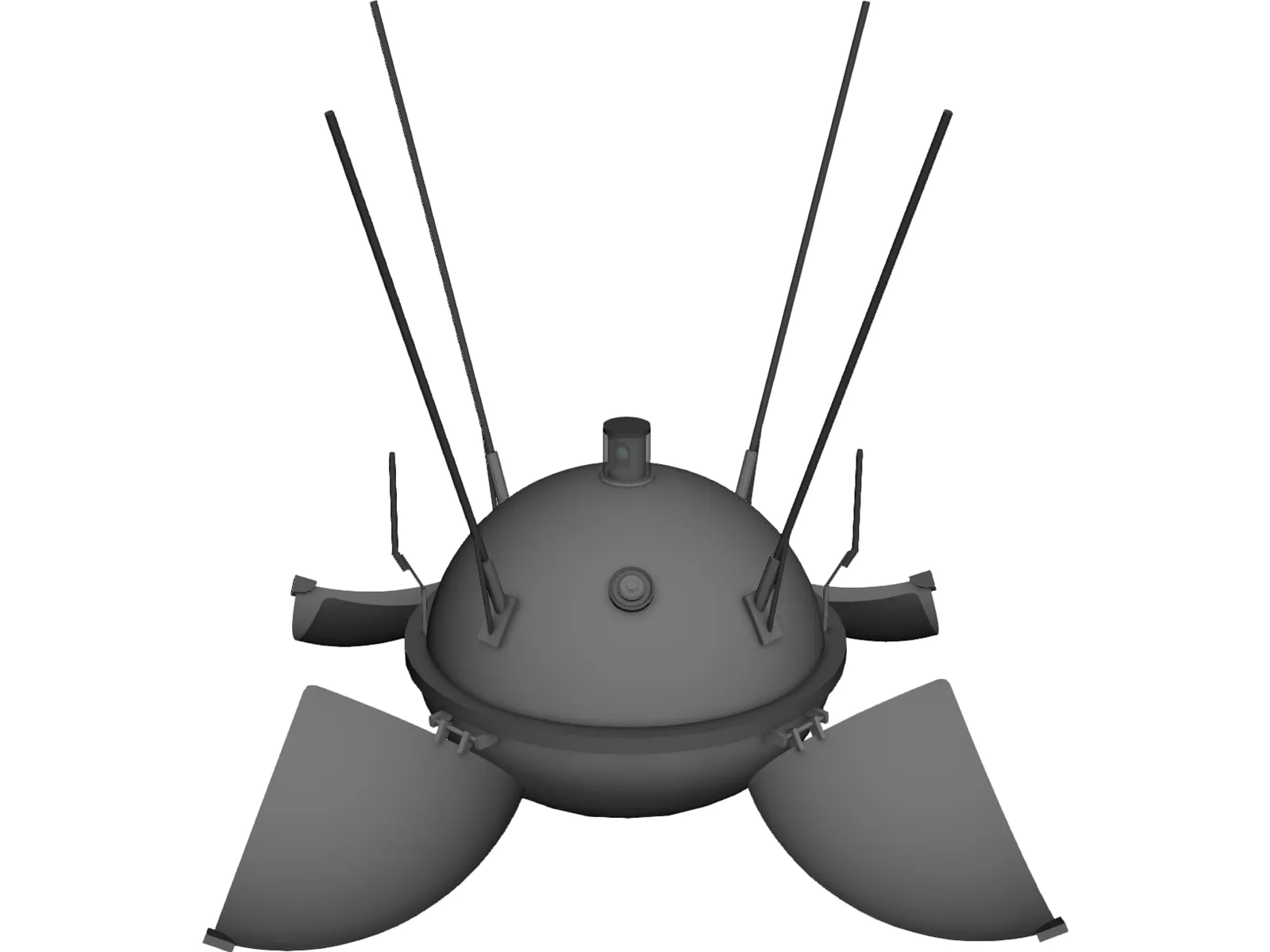 Luna 9 3D Model main preview