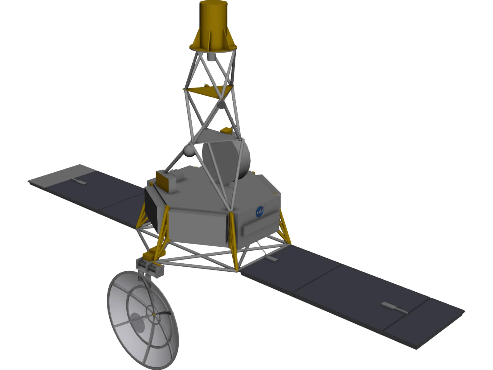 Mariner 2 3D Model main preview