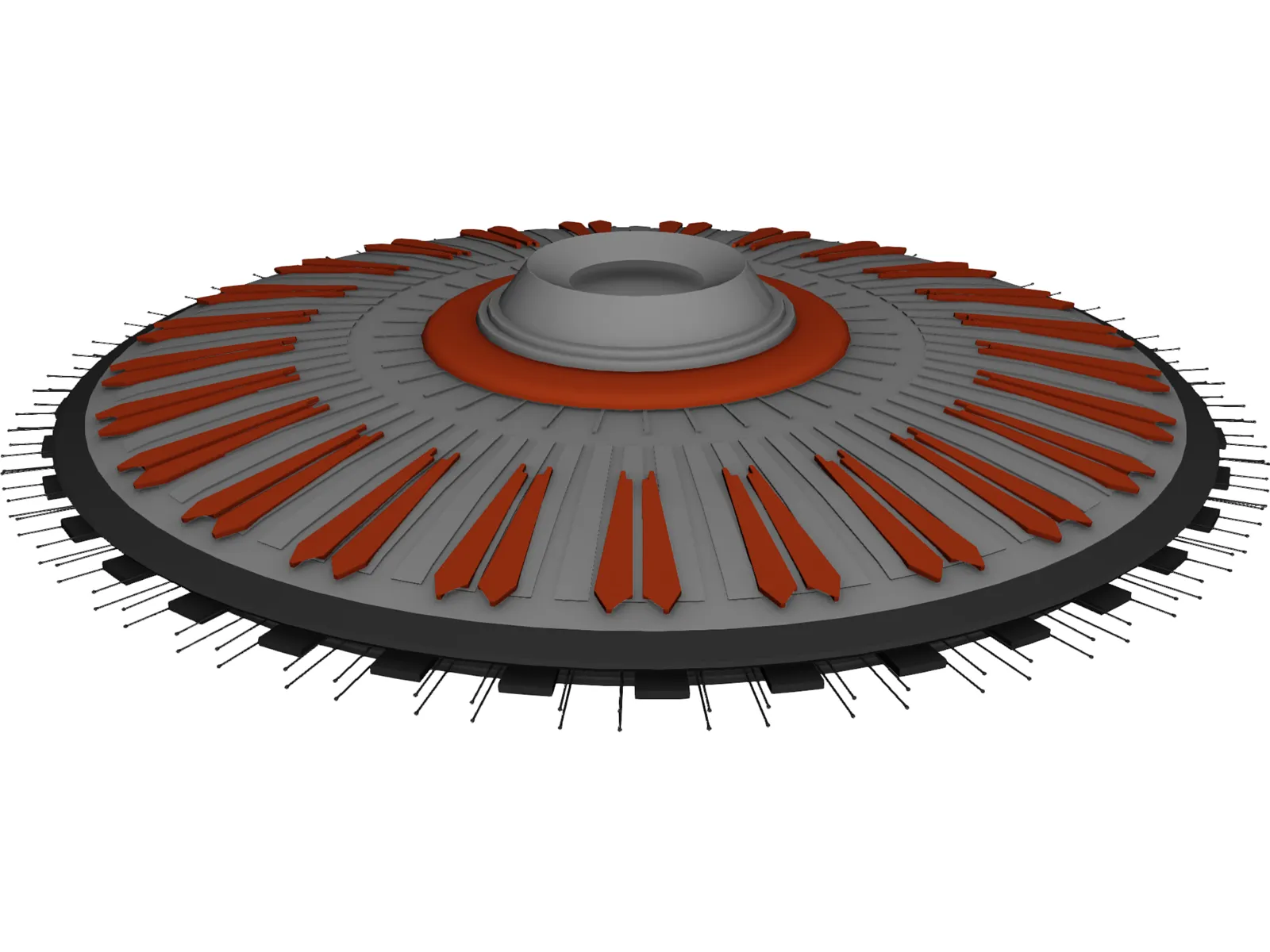 UFO 3D Model main preview