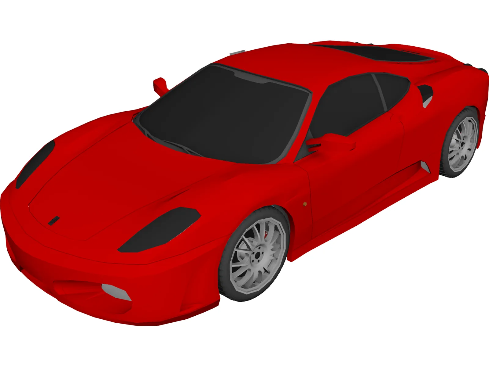 Ferrari F430 3D Model main preview