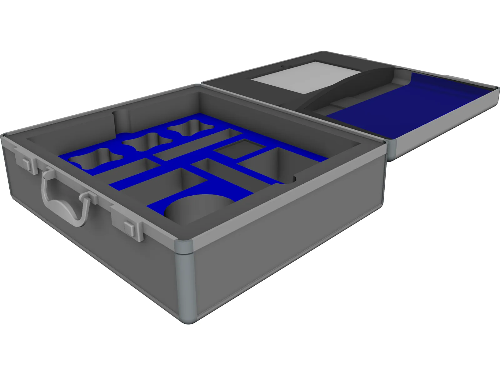 Aluminium Case 3D Model main preview