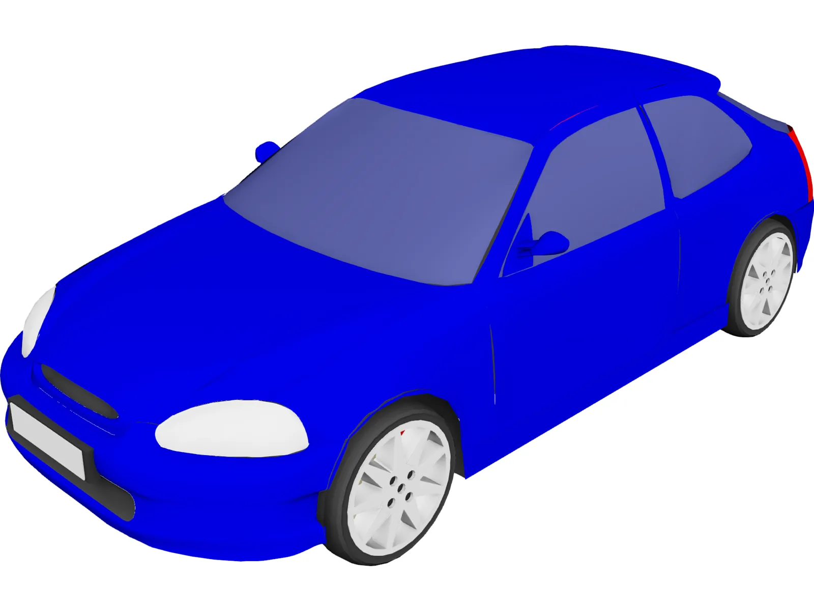 Honda Civic 3D Model main preview