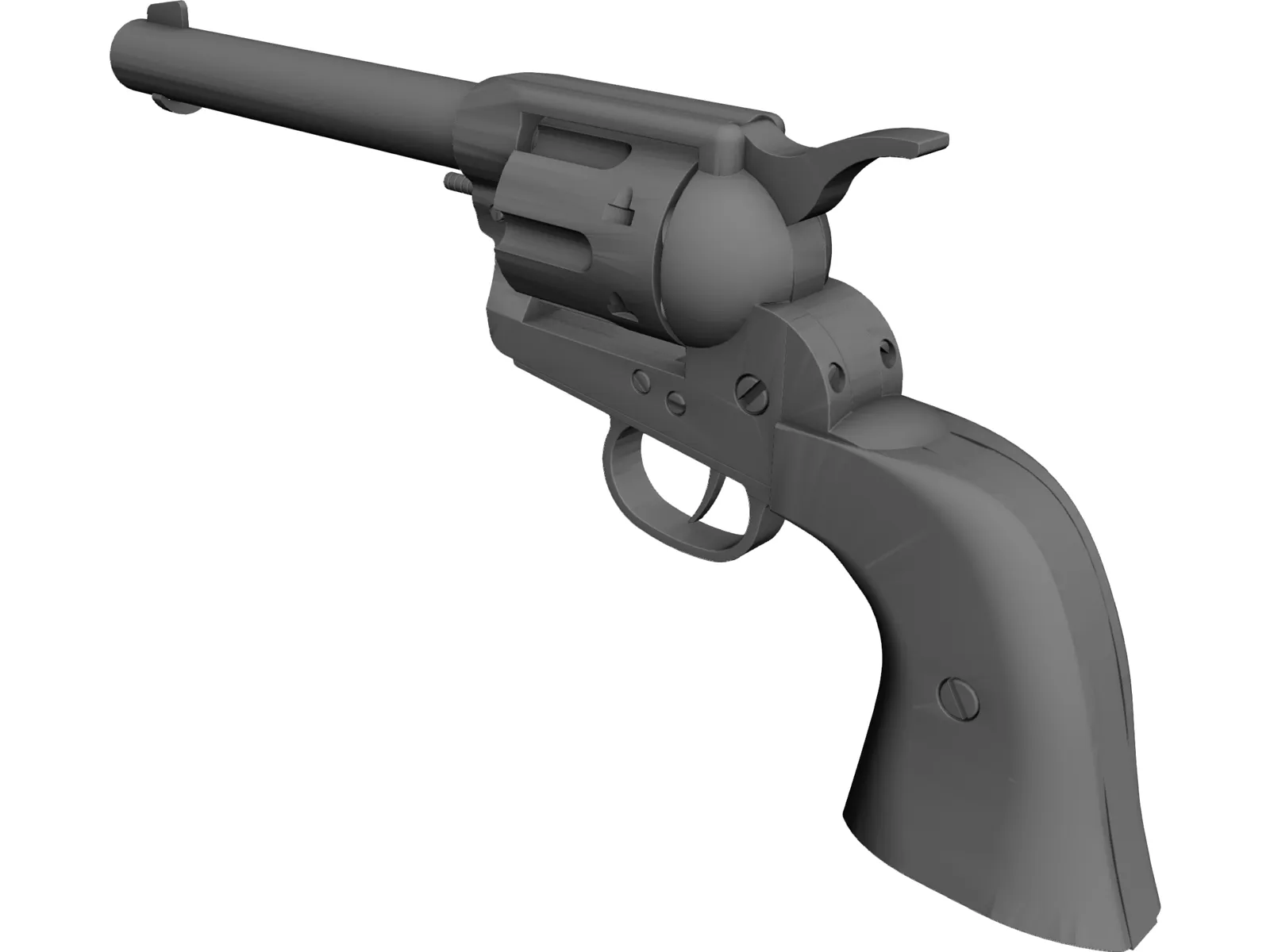 Colt 45 Peacemaker (1873) 3D Model main preview