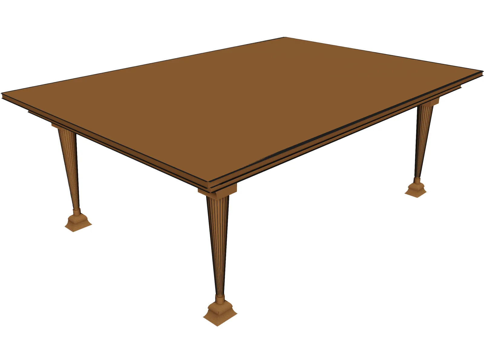 Table 3D Model main preview