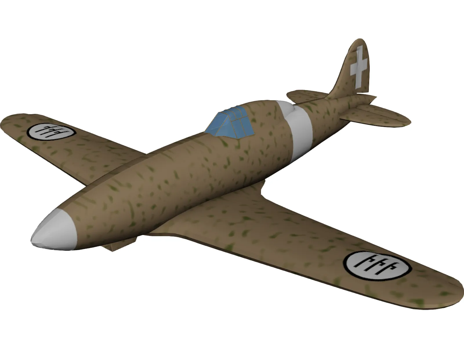 Macchi C.202 Folgore 3D Model main preview