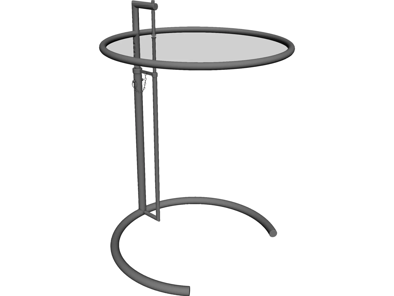 Barcelona Cocktail Table 3D Model main preview