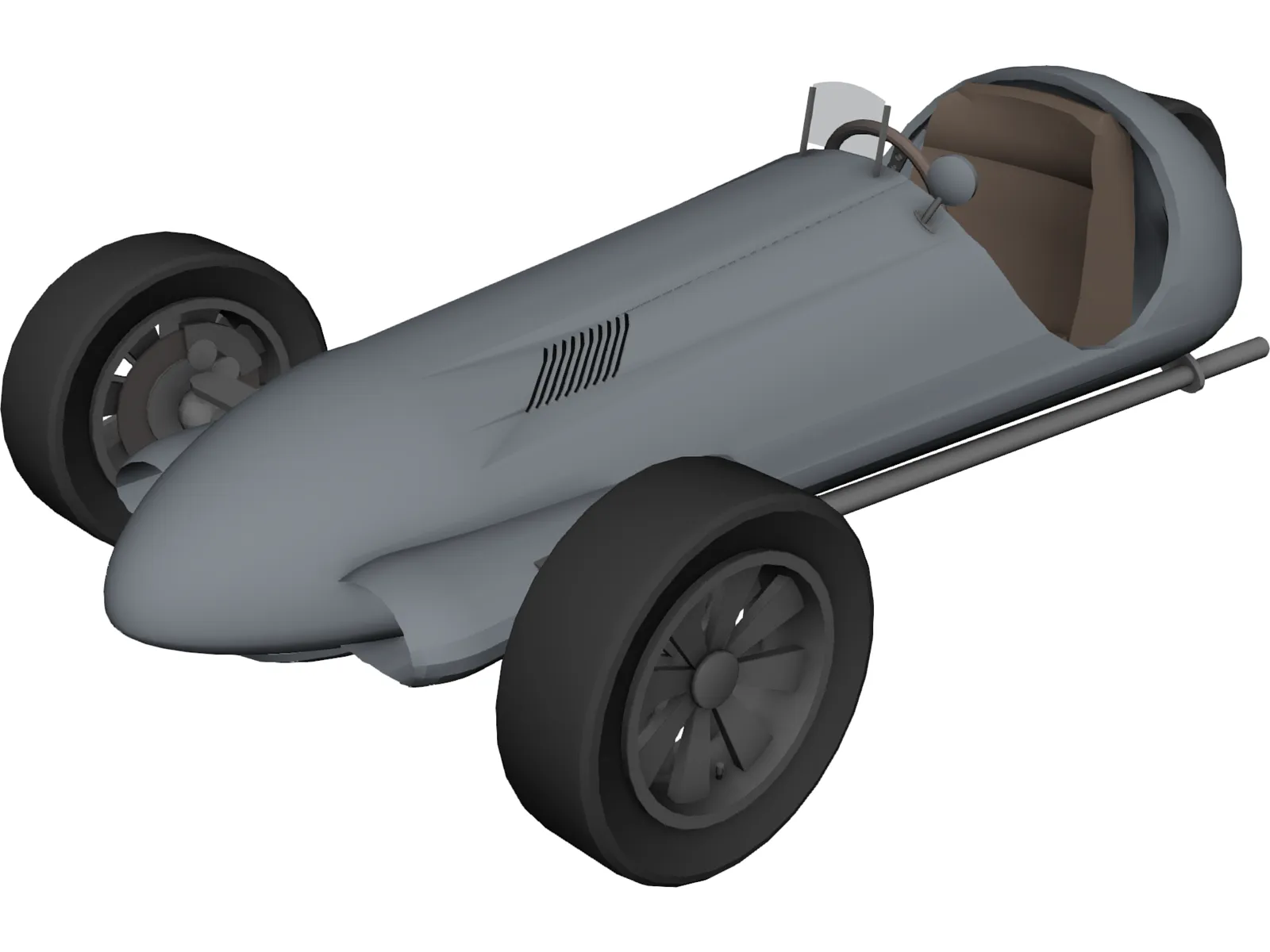 Tricycle 3D Model main preview