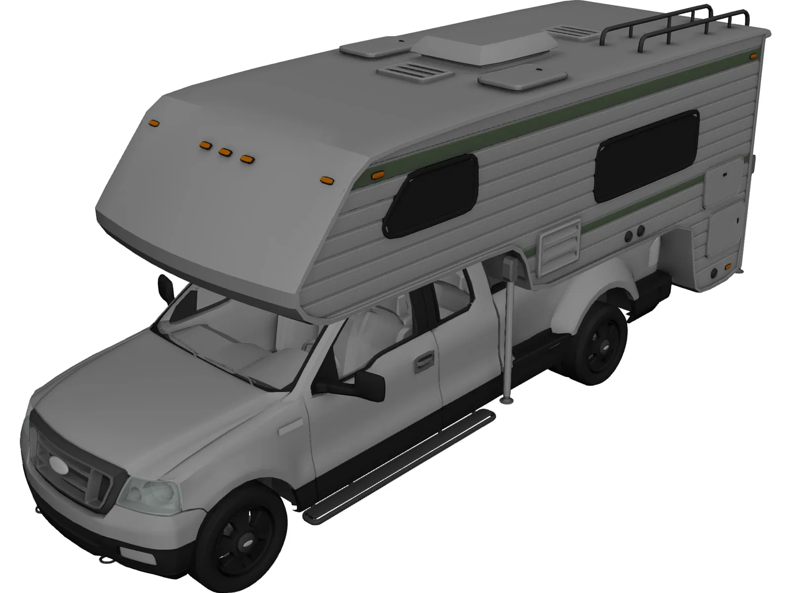 Camper 3D Model main preview