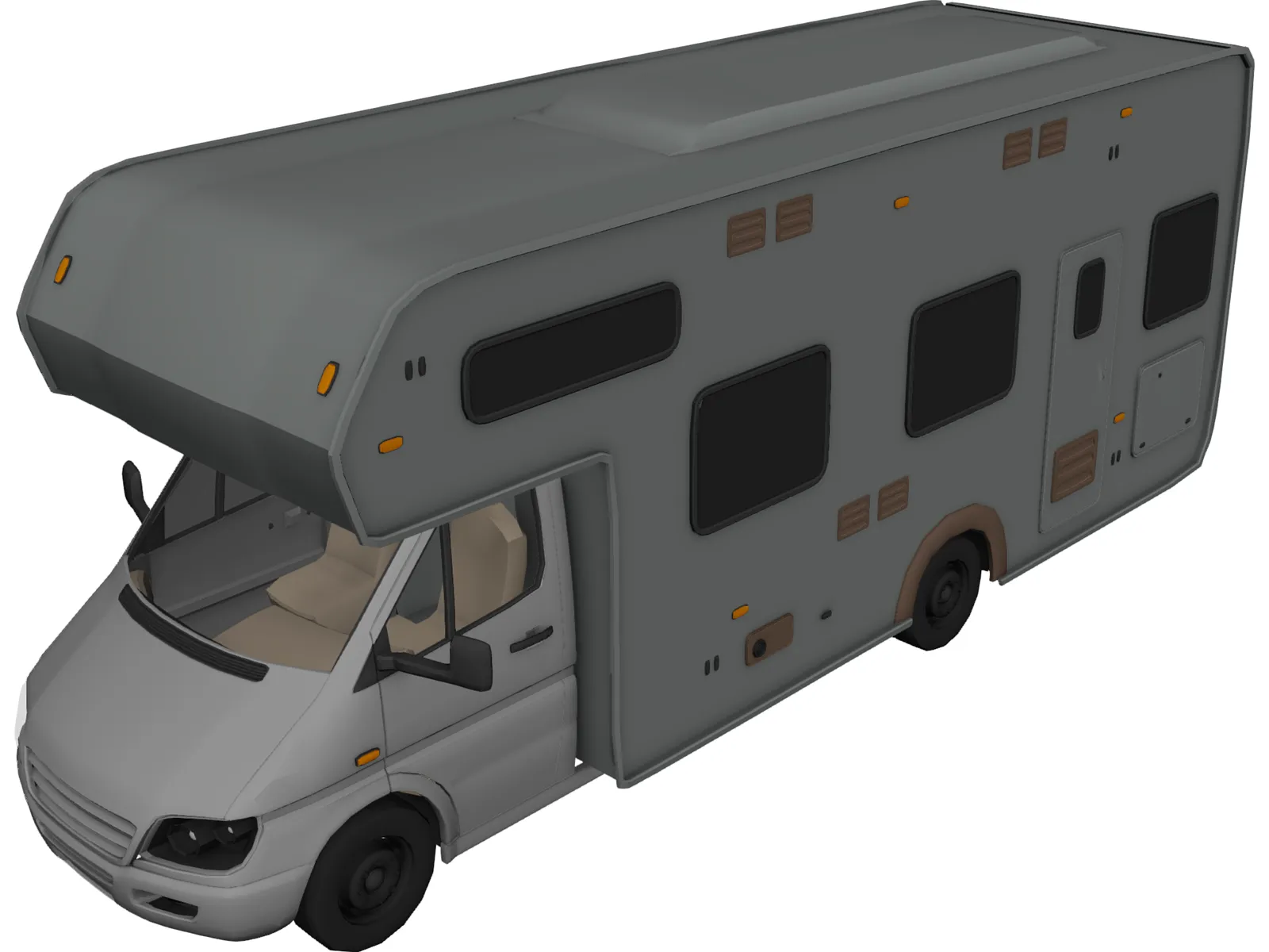 Camper 3D Model main preview