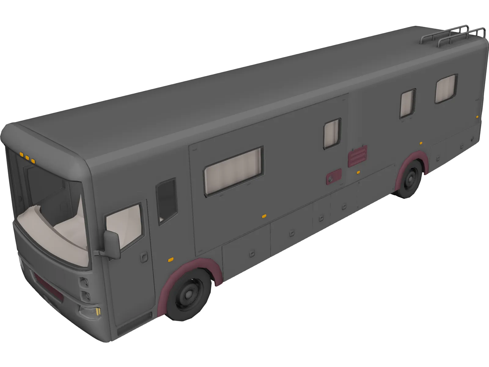 Camper 3D Model main preview