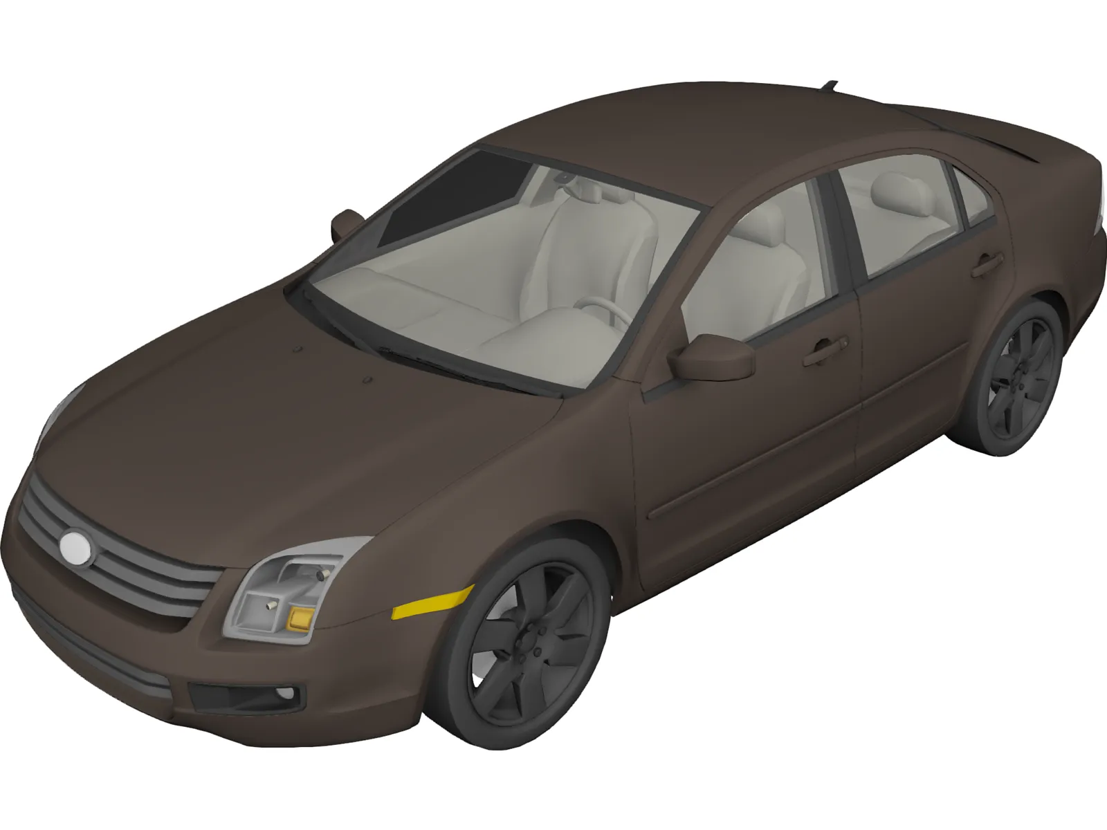 Ford Fusion 3D Model main preview