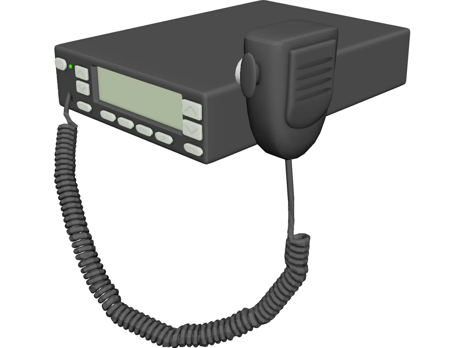 2 Way Radio 3D Model main preview