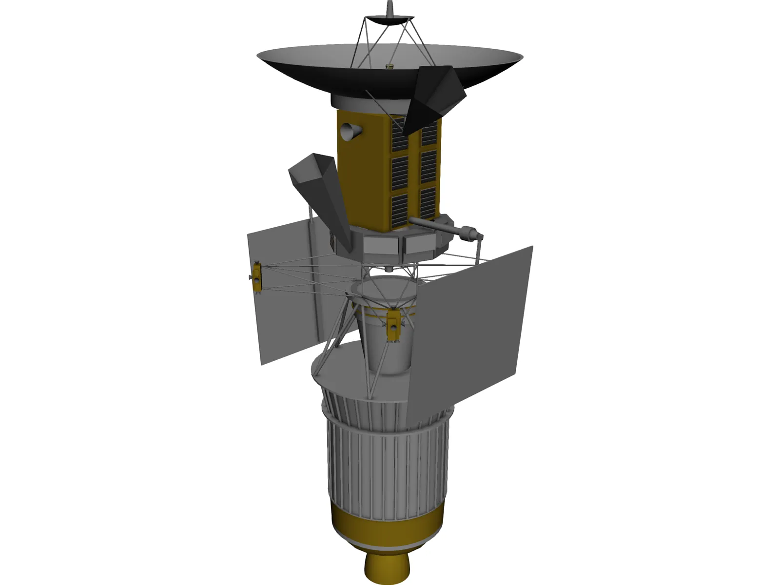 Magellan Probe with Booster 3D Model main preview