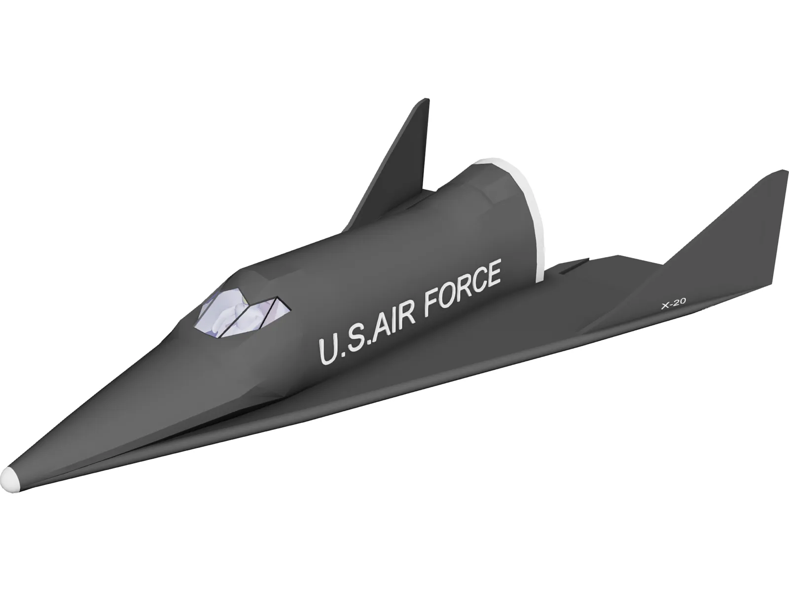 X-20 Dynasoar 3D Model main preview