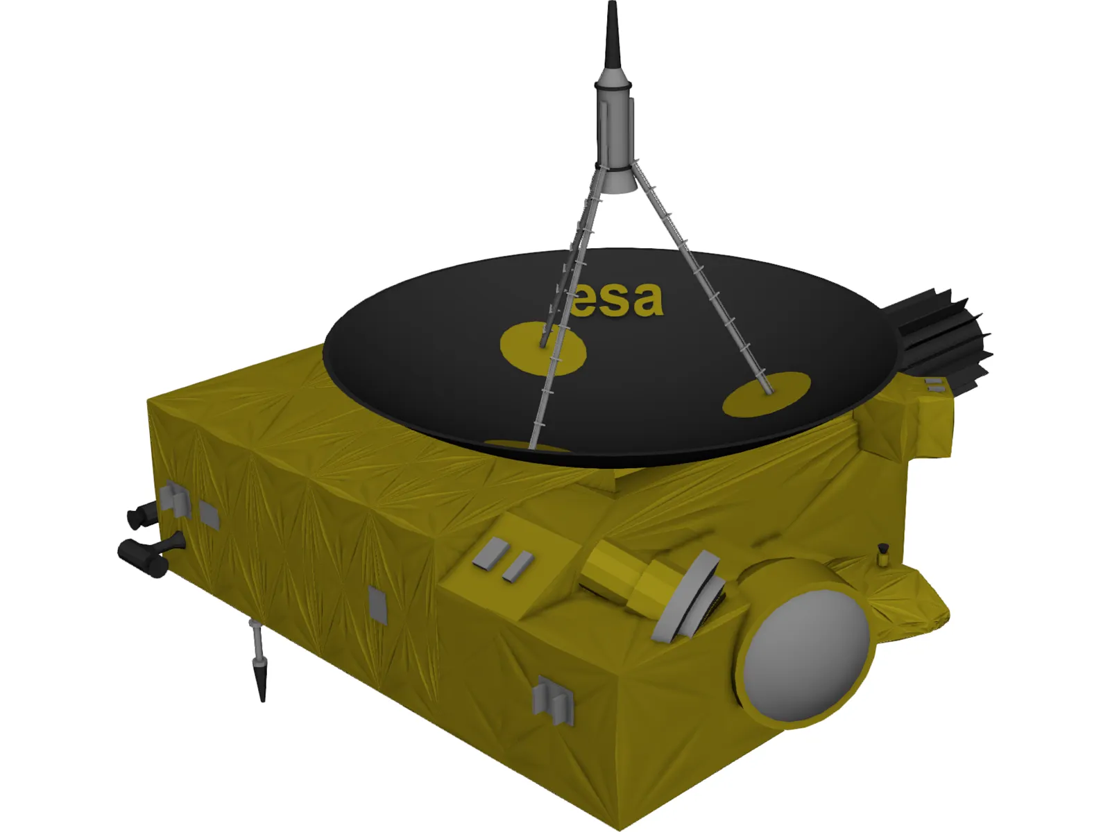 Ulysses ESA Sun Probe 3D Model main preview