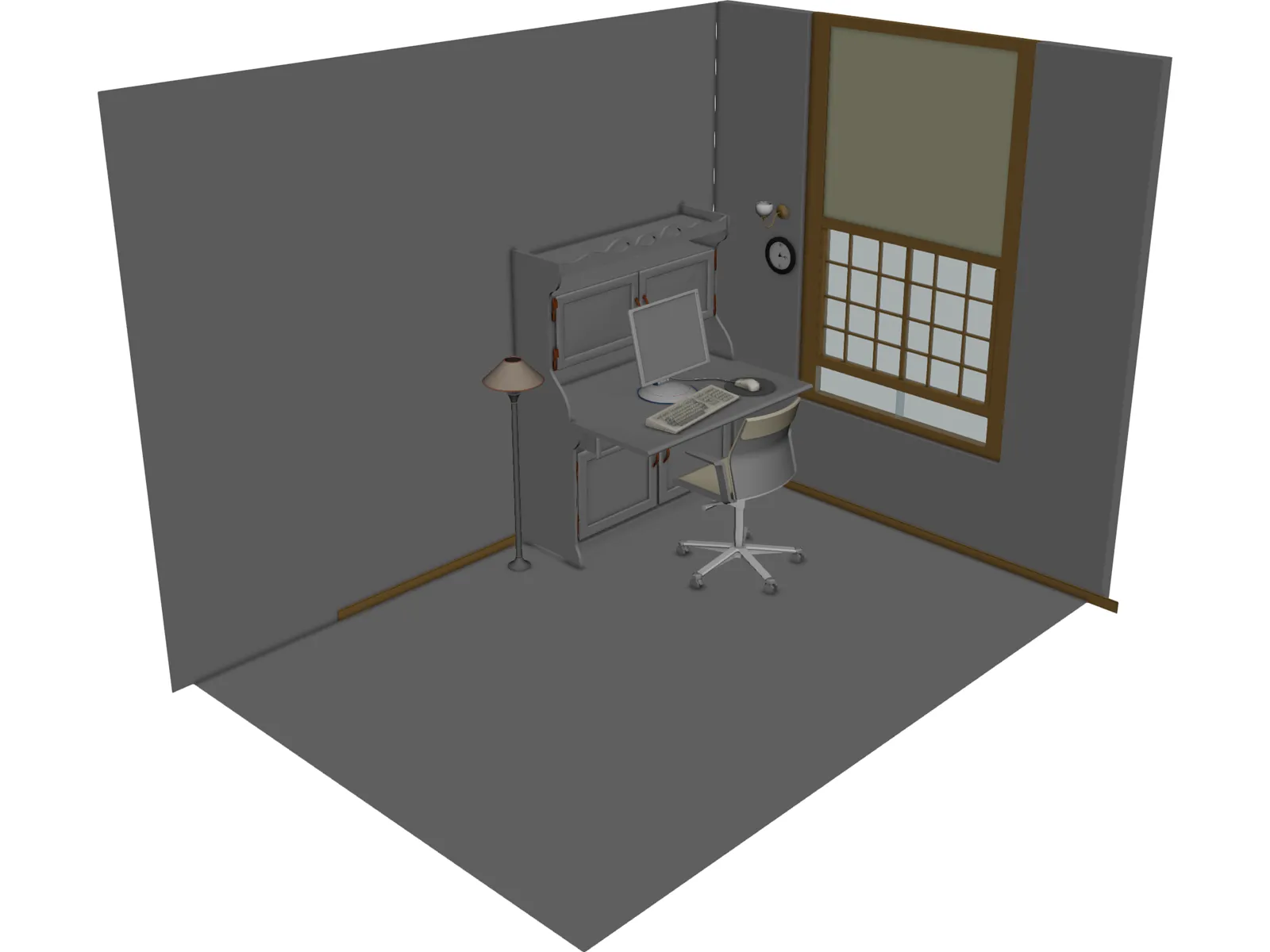 Room Interior 3D Model main preview