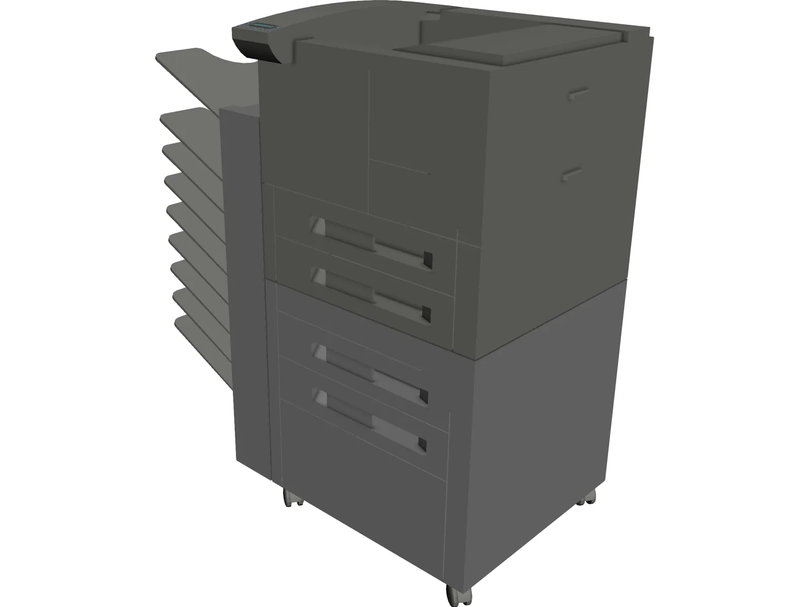 Xerox Copier Machine 3D Model main preview